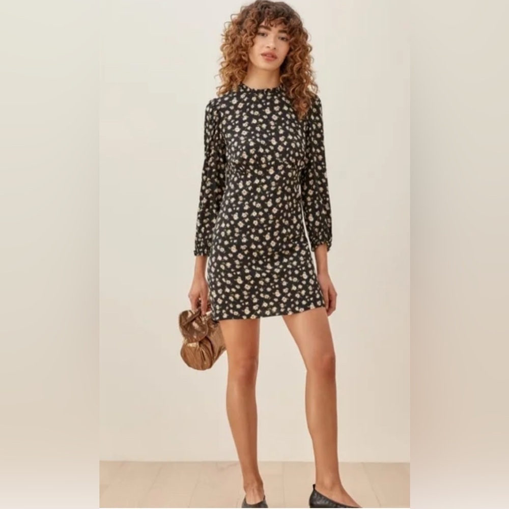 Reformation Leora Dress in Haley Floral Pattern size 0 - Picture 2 of 7